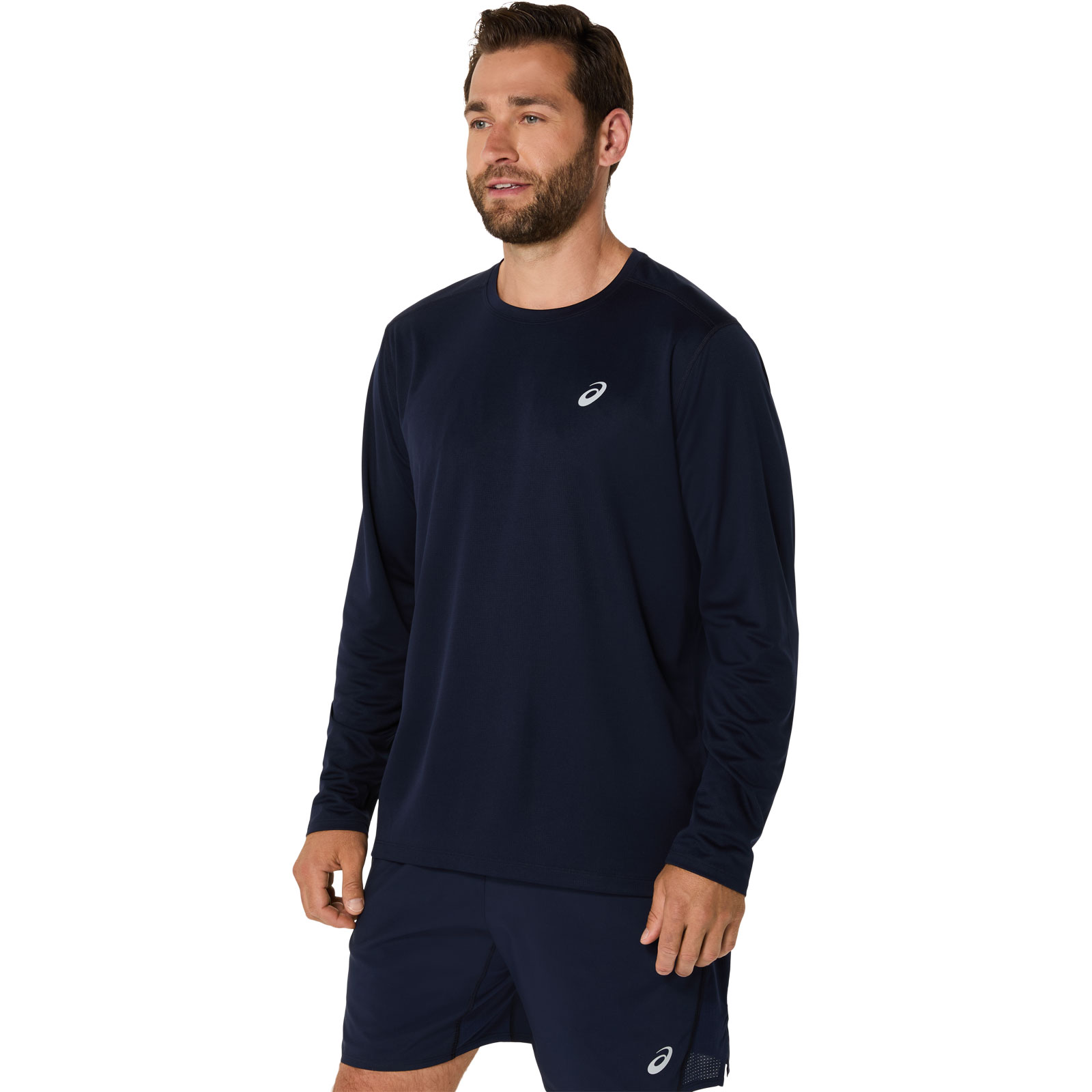 Asics Herren Blau Langarmshirt Core - Bild 2
