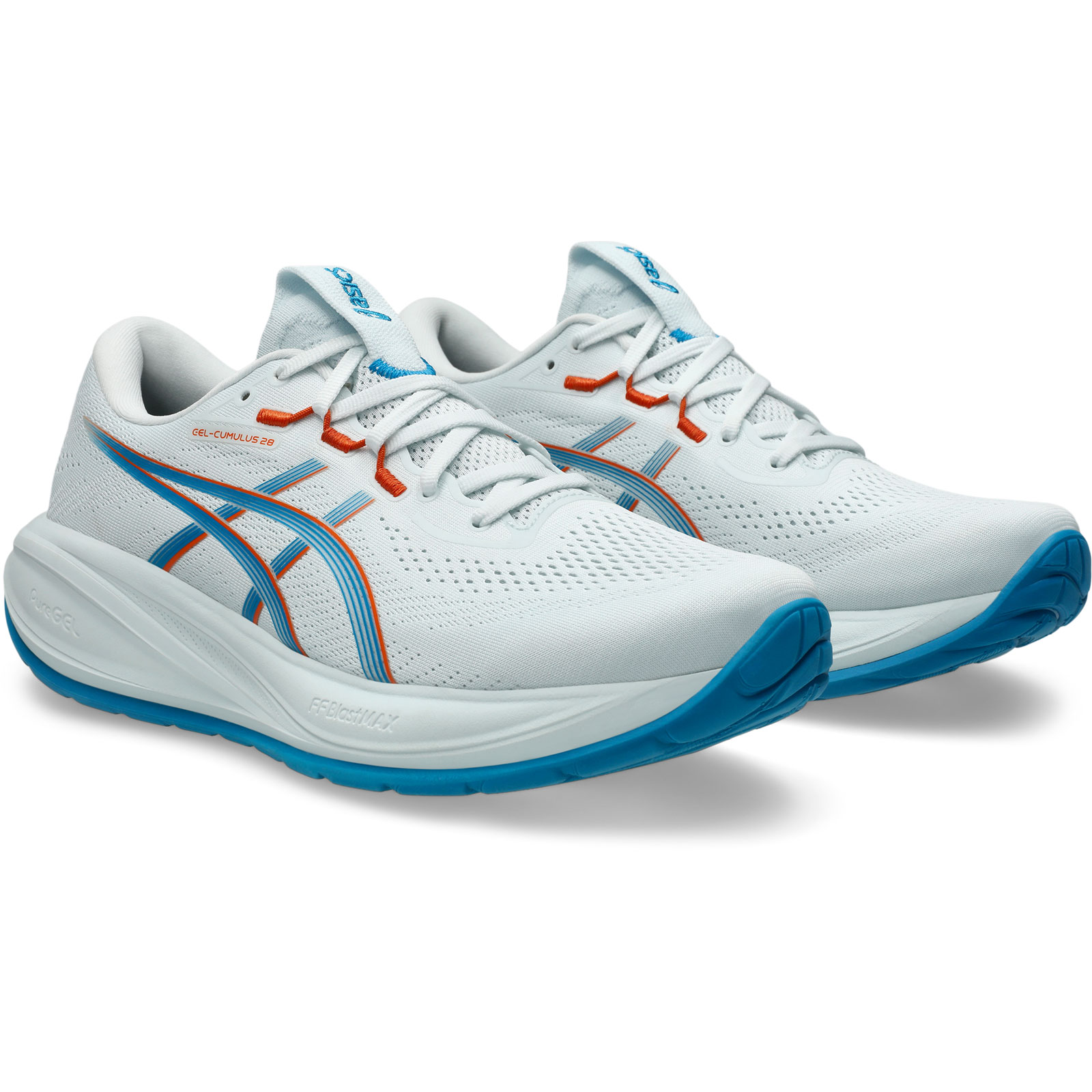 Asics Herren Arctic Blau Aegean Blau Laufschuh "Gel-Cumulus 28" Mit Puregel Dämpfung Mit Ff Blast Max Mittelsohlen-Foam erhältlich in Größe 46 von Baur - Bild 3